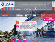 Tablet Screenshot of hotel-alizea-lemans.com